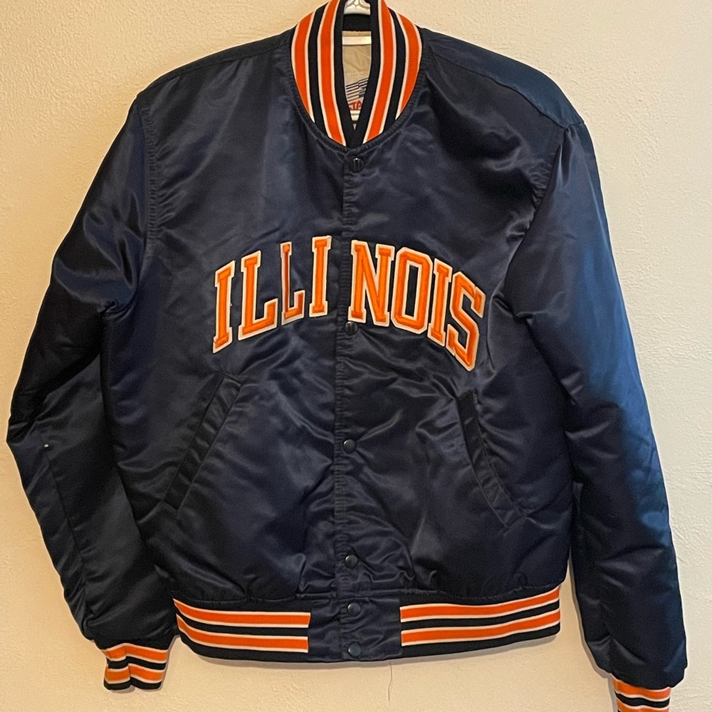 Md Vintage STARTER Bomber Illinois